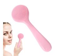 Cepillo facial de silicona, almohadilla facial suave, limpiador impermeable, herramienta de masaje agradable a la piel, accesorio de cuidado para mujeres y hombres, limpieza rutinaria de eliminación