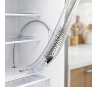 Cepillo flexible para desagüe de frigorífico de 160 cm, acero de nailon (95 | Cepillo flexible de nailon de 160 cm, elimina la grasa y los desechos, se adapta a tubos curvos, núcleo de acero inoxidable