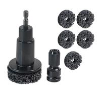 Cepillo for cubo de rueda coche, rectificadora for, herramienta for eliminar óxido, pulido discos freno(Kc26650)