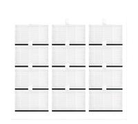 Cepillo Fregonas con Filtro HEPA Compatible con Dreame Mova E10 / Trouver E10 / Compatible con Ultenic D10 / T10 Lite/Compatible con Proscenic Q8 MAX/Accesorios(12 Filter)