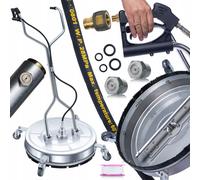 Cepillo giratorio T-Racer acero inoxidable - EasyLock M22 | Ø61 cm | Para ext...