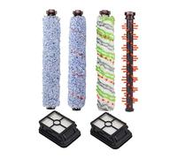 Cepillo giratorio y filtro HEPA: repuestos compatibles con la aspiradora robot Bissell Crosswave serie 1785, compatible con los modelos 17132, 17852, 17853, 1866, 1868 y 1926.(4)