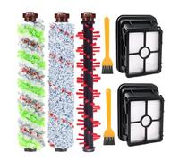 Cepillo giratorio y filtro HEPA: repuestos compatibles con la aspiradora robot Bissell Crosswave serie 1785, compatible con los modelos 17132, 17852, 17853, 1866, 1868 y 1926.(6)