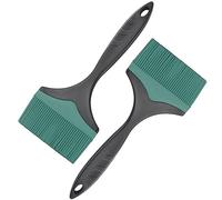 Cepillo grande de silicona para untar - Cepillo de silicona extra ancho de 3.94 pulgadas para asar, cepillos resistentes al calor, salsa de mantequilla para cocinar, hornear, barbacoa, apto para