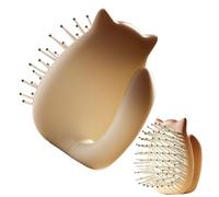 Cepillo infantil para el pelo, cepillo para el pelo infantil, cepillo de masaje para relajación, peine de aire portátil, cepillo antiestático para cabello natural, rizado, recto y seco