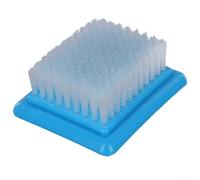 Cepillo inferior de fieltro de lana para bordado, costura y manualidades, herramienta de limpieza de cerdas suaves para sombreros, alfombras, ropa, 4.25 x 3.45 x 1 pulgadas (pequeño)