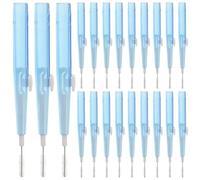 Cepillo Interdental Cónico 60 Piezas de Plástico, Diseño Push-pull | Cabezal Suave E Integrado, Niño Niña, Hogar y Desplazamientos, Limpieza Cómoda