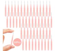 Cepillo Interdental de 0.7-1.2mm para Limpieza Entre Dientes, Tipo Recto, Cuidado Bucal, Hilo Dental Ortodóntico, 50 Unidades/Caja 1-1.2mm Orange-50pcs
