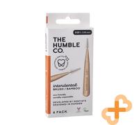 Cepillo Interdental De Bambú HUMBLE Tamaño 1 Naranja 6 Pzs. Ecológico 0,45 Mm