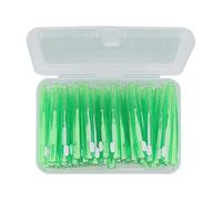 Cepillo Interdental, Flexible, 60 Uds, Alambre de Nailon de Grado Médico, Limpiador de Aparatos Ortopédicos Práctico para el Cuidado de Ortodoncia para Adultos(Verde)