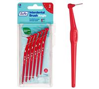 Cepillo Interdental TePe Angulado, Rojo, 0,5 mm/ISO 2, 6 ud.