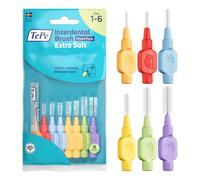 Cepillo Interdental TePe, Extra Suave,Envase Mixto,0,45-1,1 mm/ISO 1-6,8 ud