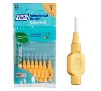 Cepillo Interdental TePe, Extra Suave, Naranja, 0,45 mm/ISO 1, 8 ud.