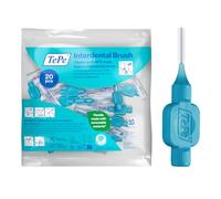 Cepillo interdental TePe, Original, azul, 0,6 mm/ISO 3, 20 ud., eliminación de placa, limpieza interdental eficaz, hilo dental, para espacios reducidos