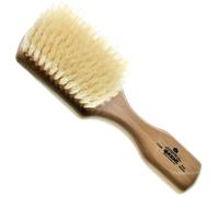 Cepillo Kent OG2S de cerdas naturales de jabal de madera de haya: herramienta para el cuidado del cabello, el rostro y la barba, para exfoliaci