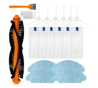 Cepillo Lateral con Filtro HEPA, Compatible aspiradora Tefal Rowenta Explorer/X-plorer 20 40 50 Series Smart Force Isweep X3 Rags(17pcs Kits)