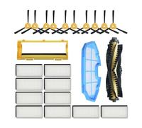Cepillo Lateral De Filtro, Compatible Con CONGA, EXCELLENCE 990, Compatible Con Ecovacs, N79S N79, Compatible Con Eufy, RoboVac 11/C, Filtro Primario De Cubierta De Cepillo(A/33pcs)