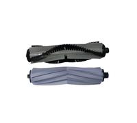 Cepillo lateral de la cubierta del cepillo principal del robot aspirador. Compatible para Silvercrest. Piezas de aspiradora robótica SSR1, accesorios, cepillo en rollo(1 roller brush and 1 silicone br