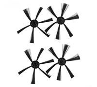 Cepillo lateral de repuesto para aspiradora robot, kit de cepillos laterales de 4 piezas para Severin RB7025 Robotic Aspirador Cepillos Partes Barredor Edge Brush Set