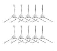 Cepillo lateral de repuesto para Cecotec para Conga 15090 16090 AI SpinArm Home&Wash, cepillos de limpieza de bordes de plástico y nailon para polvo de esquinas y bordes (paquete de 10)