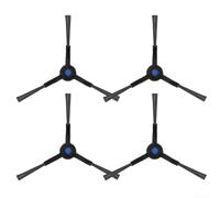 Cepillo lateral de repuesto para Ecovacs para Deebot para mini robot aspirador con cerdas de nailon en ángulo y cubo de plástico para limpieza de esquinas y kit de mantenimiento de barrido de bordes