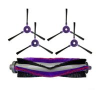 Cepillo lateral de repuesto y rodillo de tambor para Samsung POWERbot-E VR05R5050WK - Accesorios de cerdas suaves para limpieza de bordes