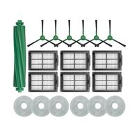Cepillo Lateral De Rodillo, Paño De Fregona, Filtro HEPA, Juego De Bolsas for Polvo, Compatible con IRobot Roomba Plus 405 Combo/505 Combo, Accesorios De Piezas De Aspiradora(003)