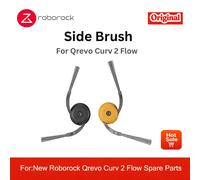 Cepillo lateral original para Roborock Qrevo Curv 2 Flow, accesorios de cepillo doble giratorio 0-Twisted 2pcs Side Brush