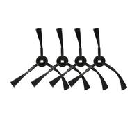 Cepillo lateral para aspiradora robot Blaupunkt BlueBot Xtreme BPK-VCBB1XTE, VRillo J300, 4 piezas de repuesto de nailon ABS, negro