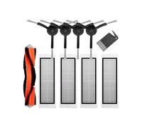 Cepillo Lateral Principal Compatible con Xiaomi Mi Robot 1/ 1S SDJQR01RR SDJQR02RR SDJQR03RR Roborock E3, S4, S4 MAX, S5 Accesorio for Aspiradora(Set B-10PCS)