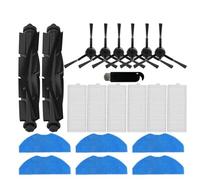 Cepillo Lateral Principal Con Filtro Y Mopa, Compatible Con LG R5, R580HK, R580WK, R585HKA Y R585WKA. Accesorios For Aspiradoras Robot.(Set c)