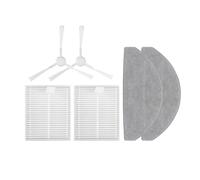 Cepillo Lateral Principal Con Filtro Y Mopa, Compatible Con Xiaomi E10, E10C, E12, B112 Y Mijia 3C Plus Y C103. Repuestos Y Accesorios For Aspiradoras Robot.(6 pcs)