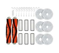 Cepillo Lateral principal, filtro Hepa, almohadillas de tela for mopa, repuestos, accesorios de repuesto, Compatible con Robot aspirador Xiaomi S10 + / S10 Plus