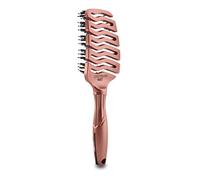 Cepillo LIM HAIR TANGLIM FLEX VENT DISPLAY 12 un. Estructura flexible y ventilada. Púas NATURAL 100% + pin nylon. estimula cuero cabelludo, desenreda, da brillo al cabello (ROSE GOLD)