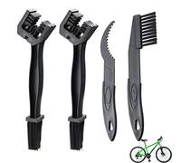 Cepillo Limpia Cadenas Moto, Cepillos de Cadena de Bicicleta,Cepillo de Mantenimiento Limpieza Limpiar de Cadena y Engranes de Bicicleta de Montaña,4 Piezas