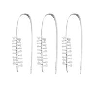 Cepillo Limpiador de 3 Cepillos Largos Flexibles para Ranuras | Accesorios de Limpieza para s de Carga Frontal para hogar aire acondicionado fregadero juntas azulejos baño sótano y pisos