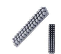 Cepillo limpiador de boquilla de silicona - Cepillo de boquilla de impresora | Cepillo de boquilla de limpieza de silicona gris limpiador de limpiaparabrisas piezas de impresora de repuesto