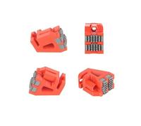 Cepillo limpiador de boquillas for cabezal de impresión de la serie P1S, P1 y X1, for accesorios de impresora 3D, piezas de limpieza del cabezal de impresión.(4sets black)