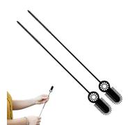 Cepillo Limpiador de pajitas - Paquete Doble de Cepillo Largo para Limpieza de Botellas de Agua, Flexible por Dentro y por Fuera | Herramienta de Cepillado para Chupete con Tapa de Taza, Accesorio de