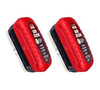 Cepillo limpiador de película de aceite automotriz nuevo 2024, removedor de aceite de parabrisas, limpiador de película de aceite automotriz para limpiador de vidrio de ventana de automóvil(2pc Red)