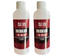 Cepillo limpiador de película de aceite automotriz nuevo 2024, removedor de aceite de parabrisas, limpiador de película de aceite automotriz para limpiador de vidrio de ventana de automóvil(2pc Cleane