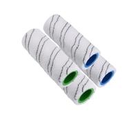 Cepillo Limpiador De Pisos Duros Con Ruedas De Microfibra, Compatible Con Karcher, Piezas De Accesorios De Repuesto For Aspiradora BR30/1 FC3 FC3D FC5 FC7(4pcs)