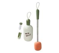 Cepillo limpiador de tazas | Cepillo limpiador de mango telescópico ajustable - Cepillo limpiador de tazas, para amigos, adultos, hombres, mujeres, hogar, interior, cocina, viajes