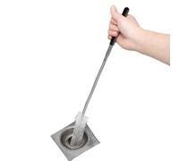 Cepillo limpiador de tuberías de 55 x 2,5 cm, herramienta telescópica para desatascar tubos, fregaderos, ducha, cocina, baño, limpieza de desagües interiores y exteriores
