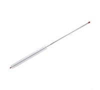 Cepillo limpiador de ventilación de acero inoxidable para secadora de 330 mm de largo eje flexible para eliminación de pelusa de bobina de refrigerador y conducto de aire, color blanco plateado