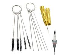 Cepillo Limpiador para Aerógrafo | Cepillo Limpiador De Boquillas,Aguja de Acero Inoxidable Portátil para Boquillas y Mangueras,Uso Doméstico y