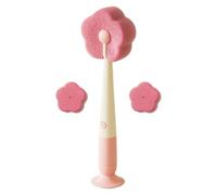 Cepillo Limpiador para Tazas | Cepillos para Botellas De Agua,Esponja Fregona con Forma De Flor para Ranuras Y Sifones De Vino Fregadero Café Viajes