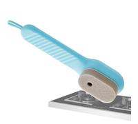 Cepillo Limpiador para Zapatos - Cepillo Automático con Líquido para Zapatillas - Cepillo De Limpieza con Dispensador De Jabón Reemplazable para Cuero, Lona, Botas, Bolsos Y Muebles