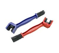 Cepillo limpiador universal de engranajes de cadena de bicicleta, herramienta multiusos de limpieza de llantas para mantenimiento de bicicletas de carretera MTB (negro)