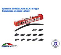 Cepillo Limpiaparabrisas Solo Spareblade Flat Conector Múltiple 43CM - 430MM